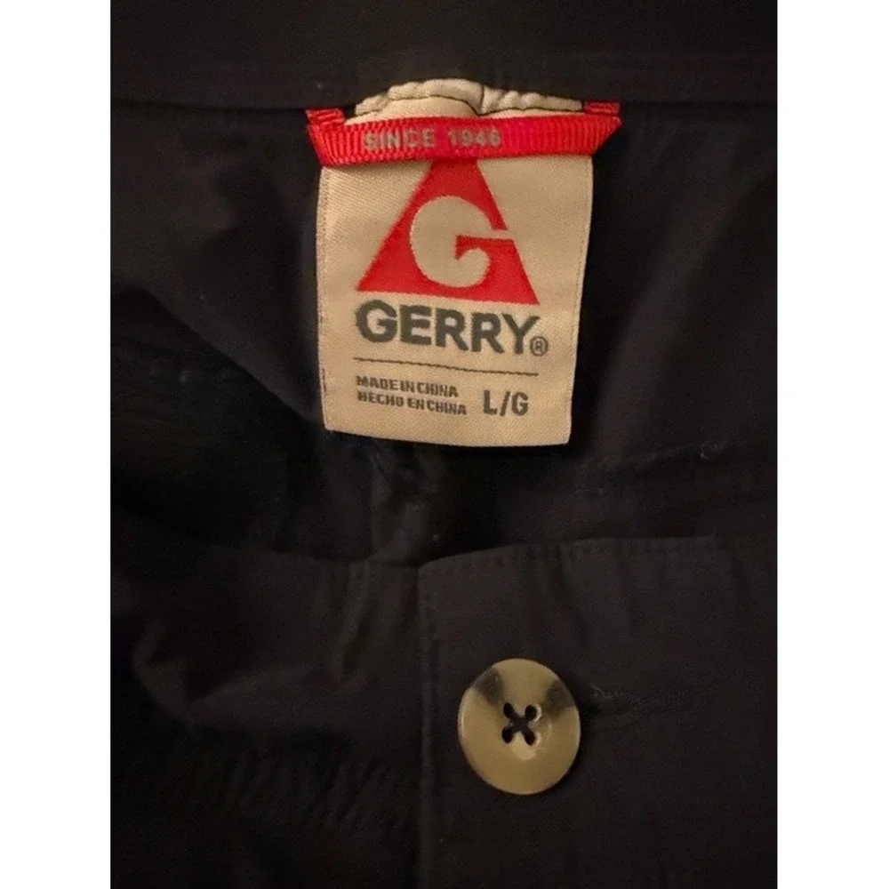 Gerry Mens Black Performance Hiking Pants‎ Size Large Outdoor Straight Leg D2-01